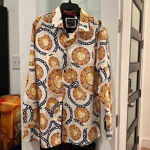 Gorgeous designer fine cotton long sleeve blouse!!